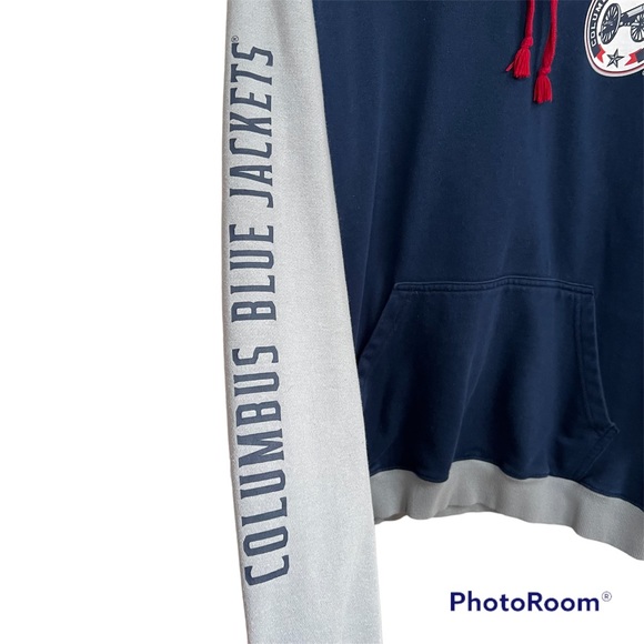 Columbus Bluejackets Hoodie Sz Xl - Picture 3 of 7